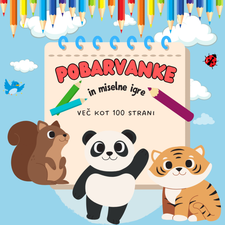 105 strani pobarvank in miselnih iger – Pdf